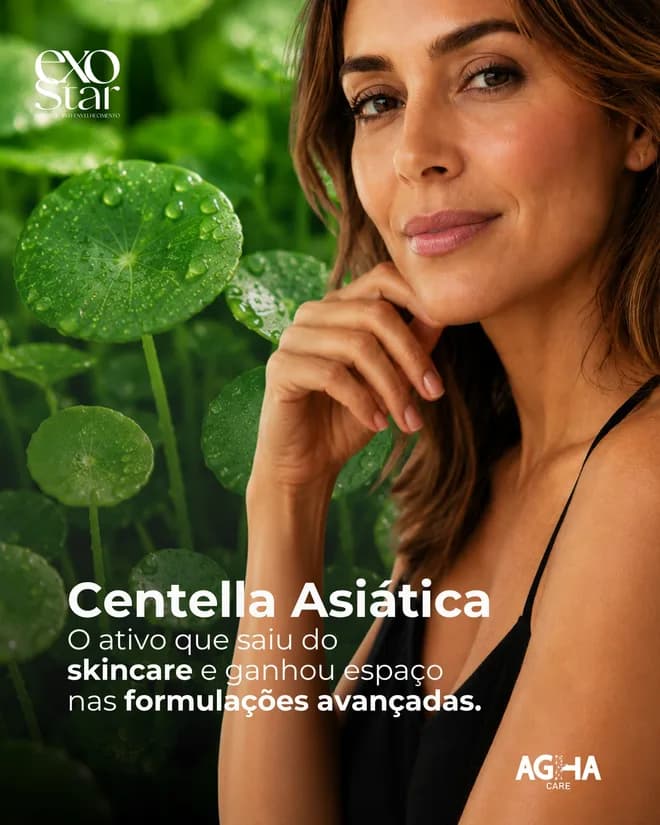 A Centella Asiática voltou ao centro das formulações. 🌿